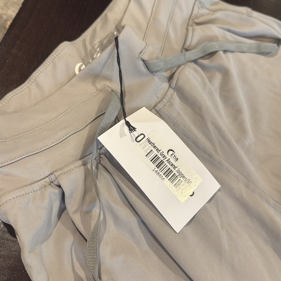 Gray Women's Jogger Pants Gray NWT heathered ascend bottom medium new drawstring - Picture 4 of 6